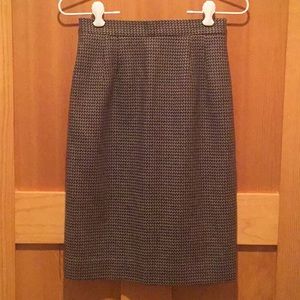 Talbots Wool Herringbone Skirt